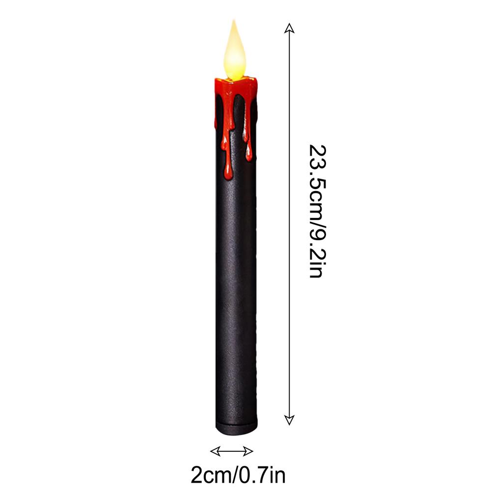 6Pcs Flameless Flickering Candles LED Candles with Remote Control Battery Powered for Home Holiday Party Decoration