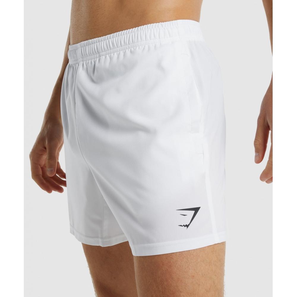 Gymshark Arrival 5 Shorts Weiß A2a1m Wbbm
