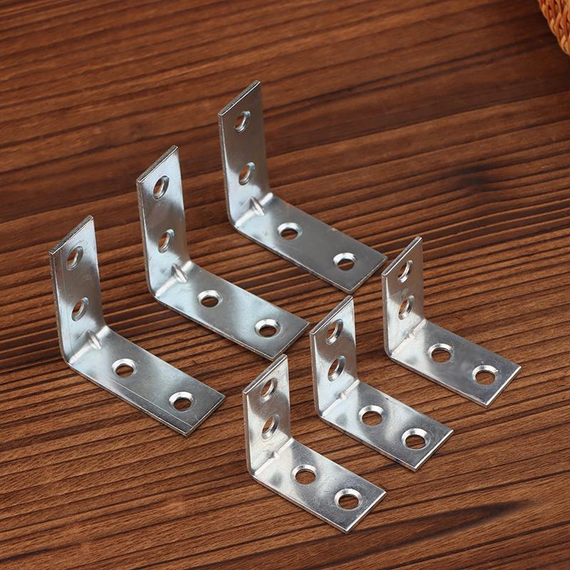 20 Buc. Console de Colț în Formă de L, Console de Colț Metalice, Raft Sertar, Suport de Perete, Fixare Colțuri în Unghi Drept, Consolidare, Feronerie Mobilier