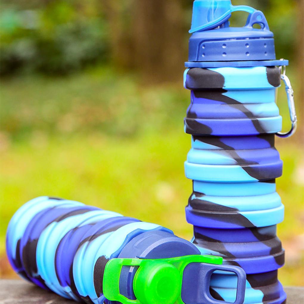 Silicone Retractable Folding Collapsible Water Coffee Bottle Cup Outdoor