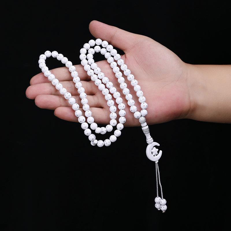 Middle Eastern Style Islamic Prayer Beads: 99-Bead Rosary Bracelet