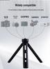 Adjustable Aluminum Camera Tripod: Four-Stage Portable Desktop & Mobile Phone Holder
