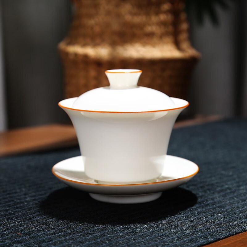 

Dehua White Porcelain Gaiwan Tea Cup