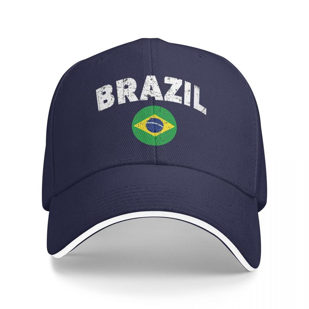 Brazil Soccer Team Football Brazilian Flag Baseball Caps Snapback Baseball Hats Breathable Casual Casquette for Men And Women