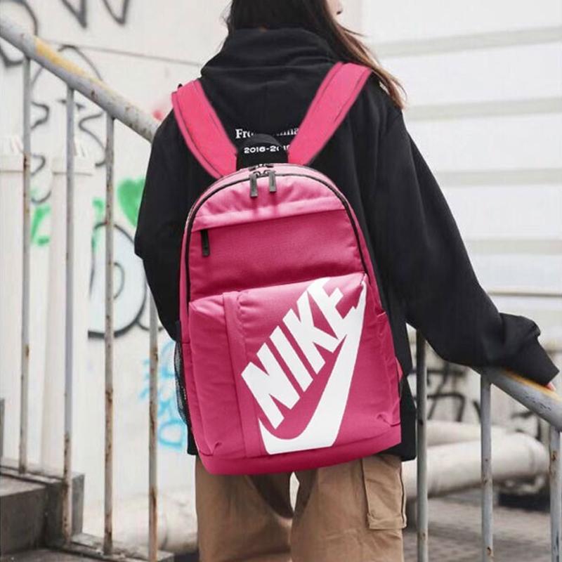 Nike Polyester Backpack Regular Unisex Rose Red Casual CK0944-674