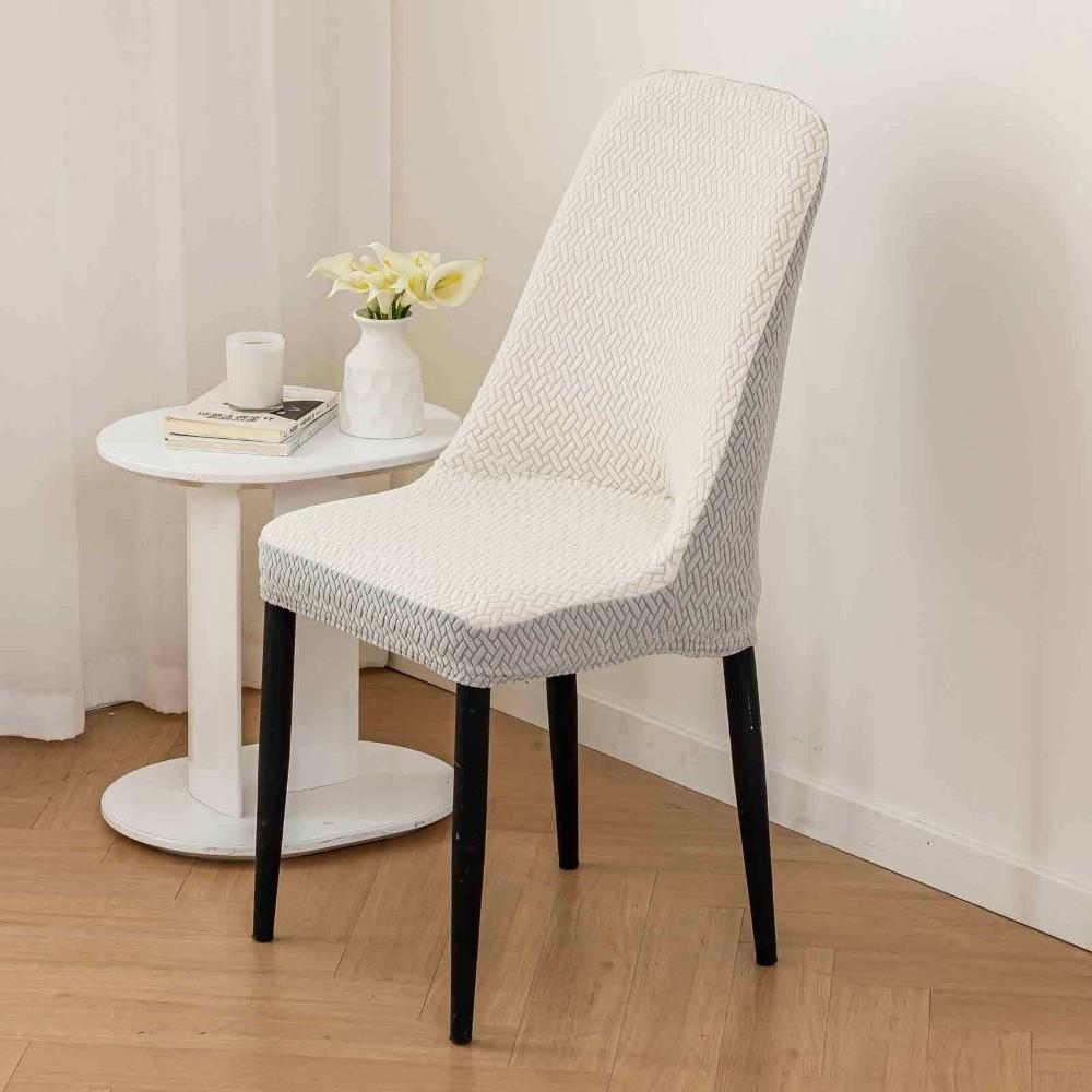 Anti-slip Jacquard Dining Chair Cover High-elastic Integrated Seat Cover  Wedding Party