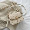 Bolsa crossbody feminina resistente ao desgaste portátil atraente para mulheres adolescentes bolsa de palha