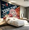 Franxx Wall Tapestry Aesthetic Wall Hanging Printed Fabric Blanket Decorative Tapestries For Bedroom Living Room Home Decor