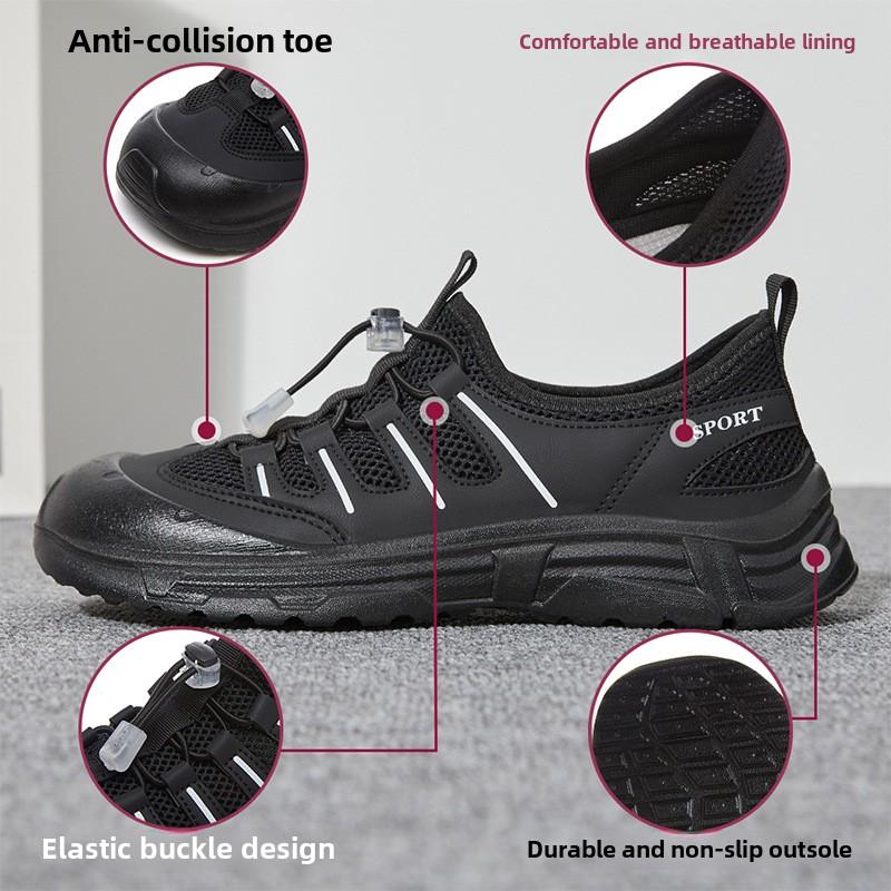 Fashion Womens Mesh Walking Shoes Breathable Soft Sole Lightweight Comfort Fit for Outdoor Hiking Daily Use 2025