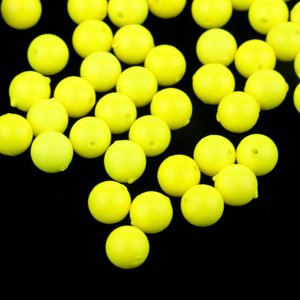 Approximately 50 Fishing Floats, EVA Beads, High Recognition, Night Fishing, 3