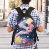 K-Kirbys Laptop-Rucksack Damen Herren Mode Buchtasche für College Schule Studenten Cartoon Tasche
