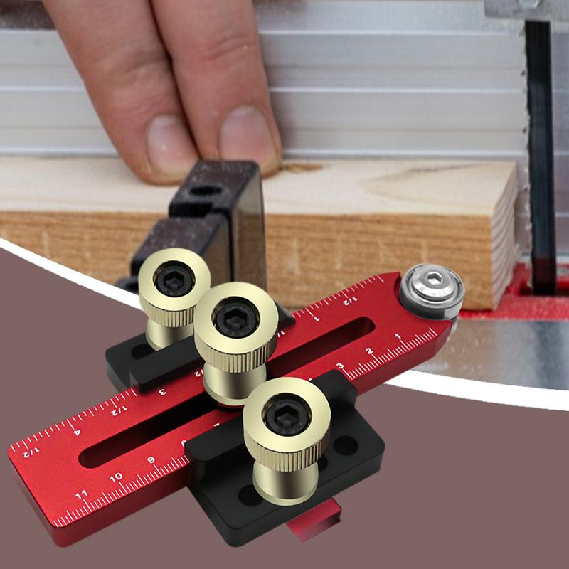 New Thin Rip Jig Table Saw Jig Guide for Making Repetitive Narrow Thin Strip Cuts Fast Thin Ripping Guide Fits 3/8" & 3/4" Slot