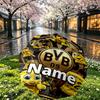 Custom Name Personalized Borussia Dortmund Bvb Print Umbrella, Auto Open Close, 8‑Rib Sturdy Frame, Commute Camping Hiking Use, Birthday Gift