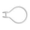 Croydex Shower Curtain Button Rings (Pack of 12)