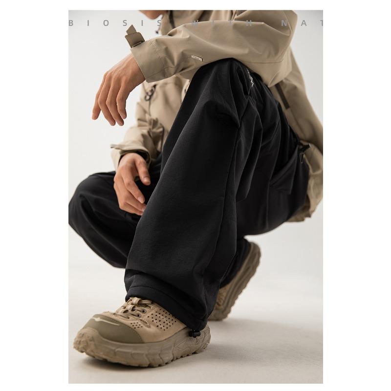 Herren Locker Fleecegefüttert Outdoor Wasserdicht Fallschirmjäger Freizeit Lange Hosen