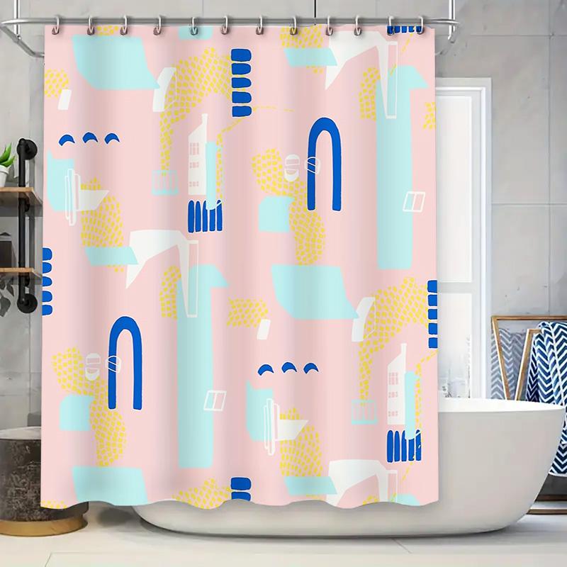 Shower Curtain Botanical Floral Nature Greenery Bathroom Decor Set Waterproof Vintage Farmhouse Style Home Decor