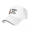 Unisex Baseball Hats Maggi Auf Alles Deutsch Outdoor Streetwear Summer Sports Baseball Caps  Cap Casquette Polychromatic Hats