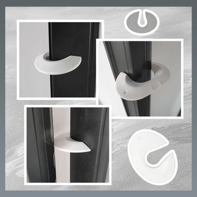 1/2Pcs Universal Door Stopper Silicone Door Pinch Guard Simple Installation Easy To Clean Baby Proofing Door Slam Stoppers