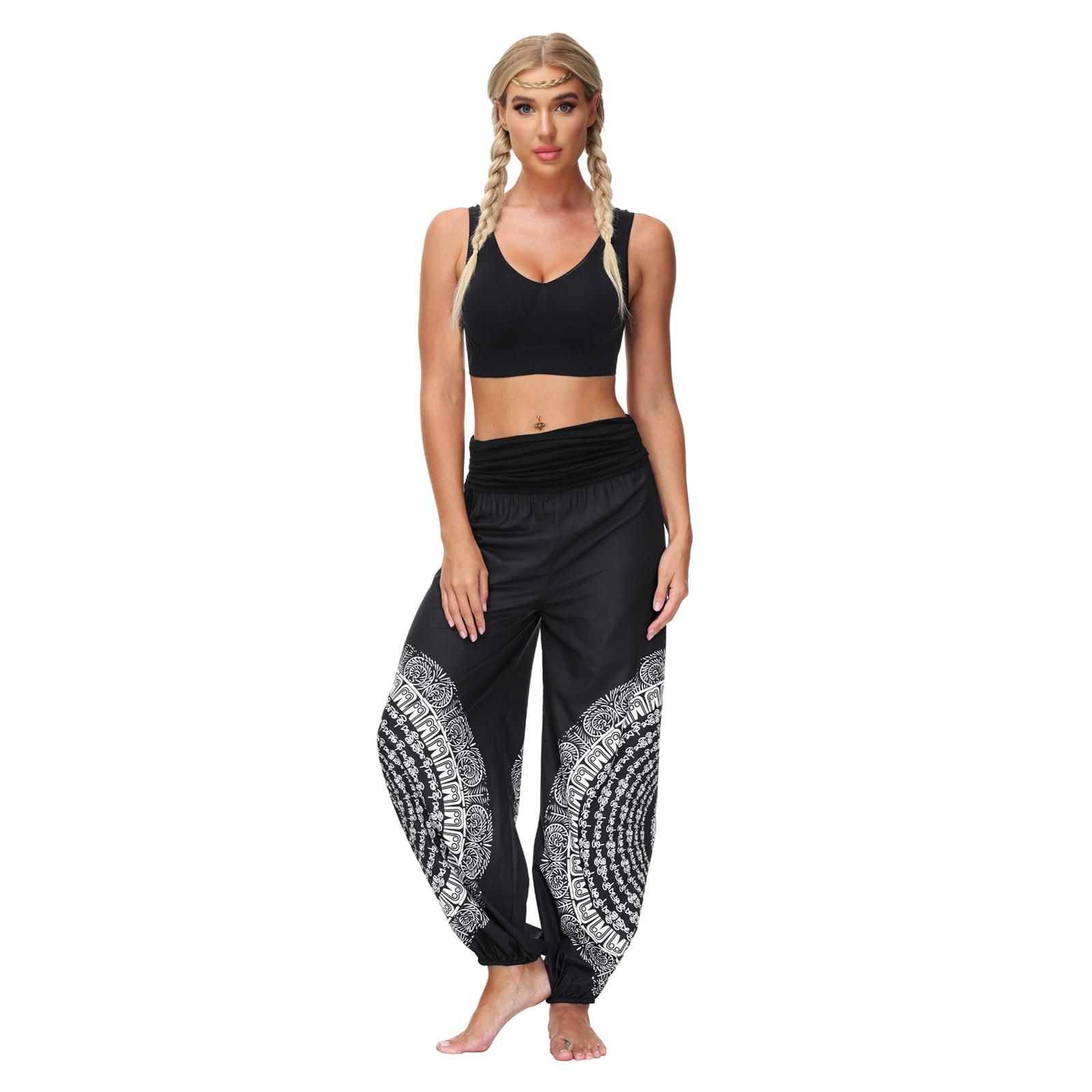 

Пижамные брюки для женщин. Повседневные брюки с принтом на все сезоны. XL чёрный