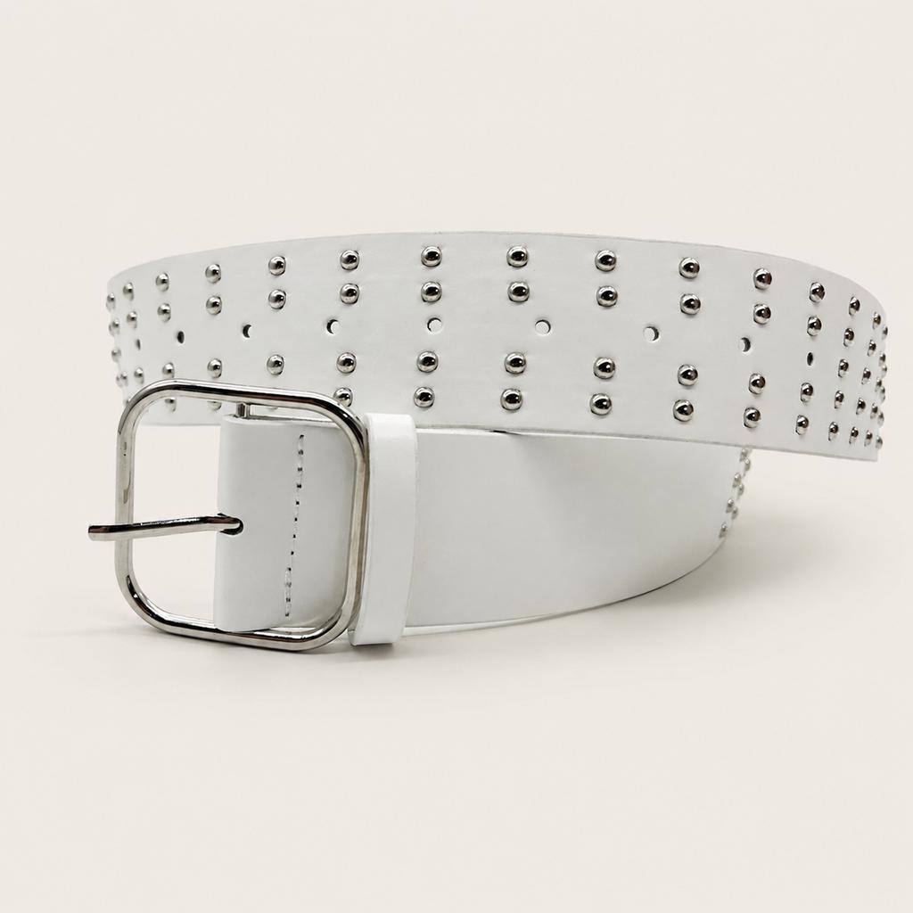Rivet Wide Belt Female Punk Vintage Hip Hop Bead Belt Waist Belt
