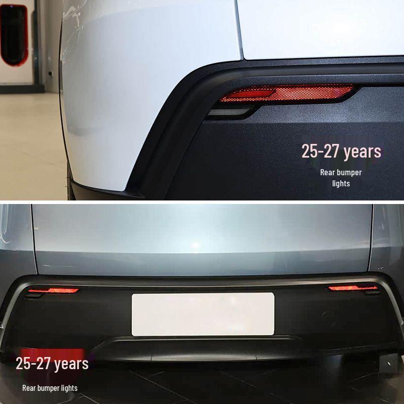 Kompatibel mit 2025-2027 Tesla Model Y Rückleuchte, Stoßstangenlicht, Blinker und Rückfahrlicht-Baugruppe.