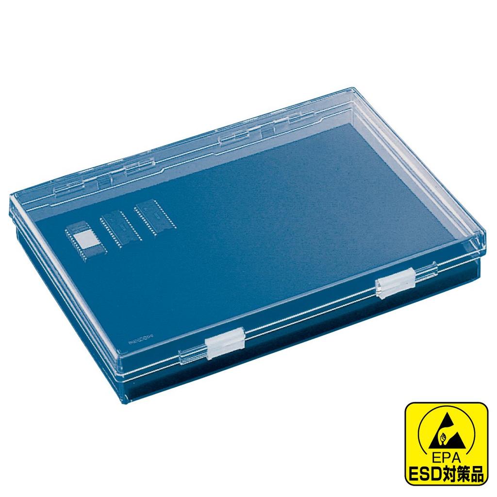HOZAN ESD Parts Case, Anti-Static, Conductive Urethane Finish, Parts Storage Box, B-17, Allows You to Check Contents with the Lid Closed