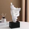 Resin Modern Creative Living Room Art Ornaments Abstract Art Figurines Nordic Aesthetic Hallway Room Decorations Accessories