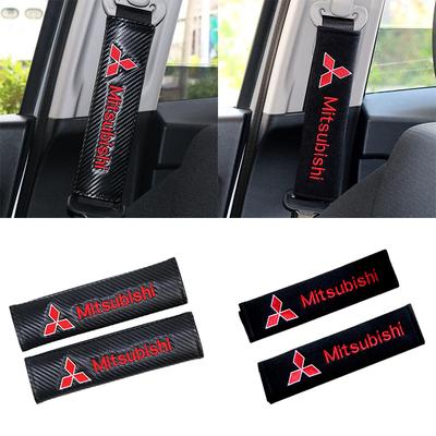 2PCS Carbon Fiber Cotton Protection Cover Case For Mitsubishi Asx Lancer Outlander Pajero Ralliart Accessories Car Styling GJ3 Kyzm5