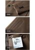 Men's 2026 Autumn/Winter Mid-Length Wool Trench Coat with Detachable Down Liner