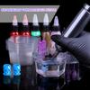 20Pcs/Box Hexagon Disposable Tattoo Needle Cartridge Needle Cups Holder Plastic Ink Cleaning Cup Stand Tattoo Cartridge Tray