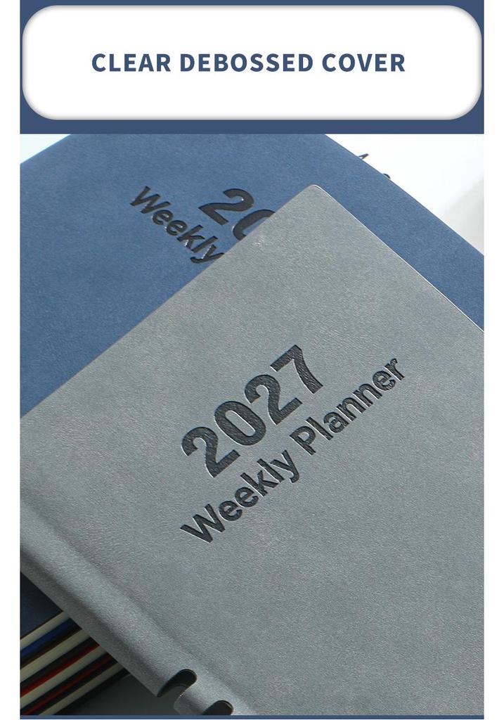 2027 Weekly English Planner: 365-Day Cross-Border Edition
