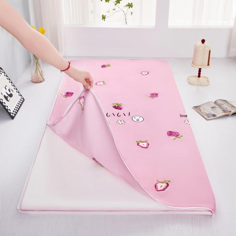Non-Slip Zippered Mattress Cover for Student Dormitory and Home - Free Shipping