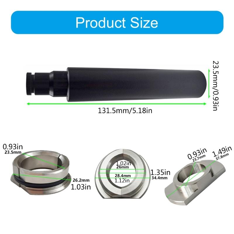 1Set Bottom Brackets Cup Remover Install and Removal Tool Universal Removing Tool for Cyclists and Mechanic