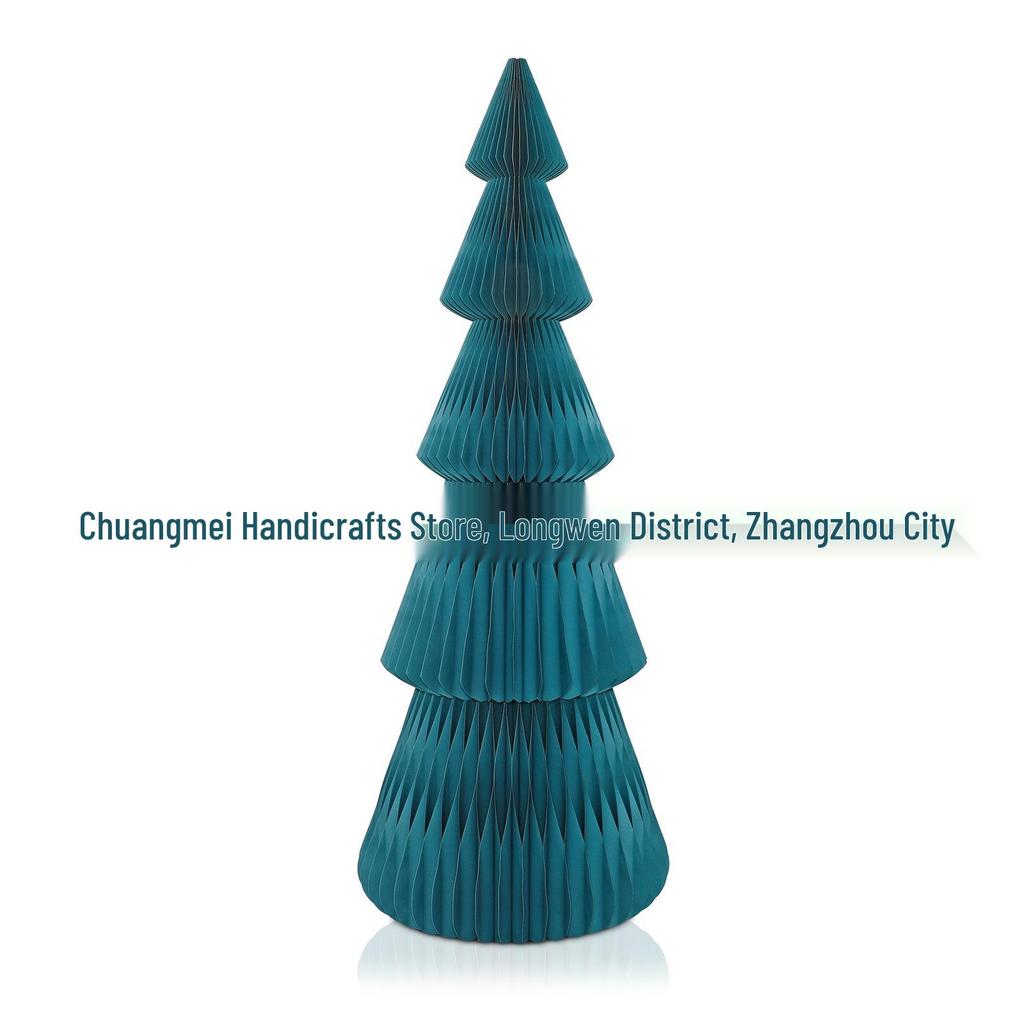 180cm Foldable Christmas Tree Paper Decorations for Indoor Mall or Store