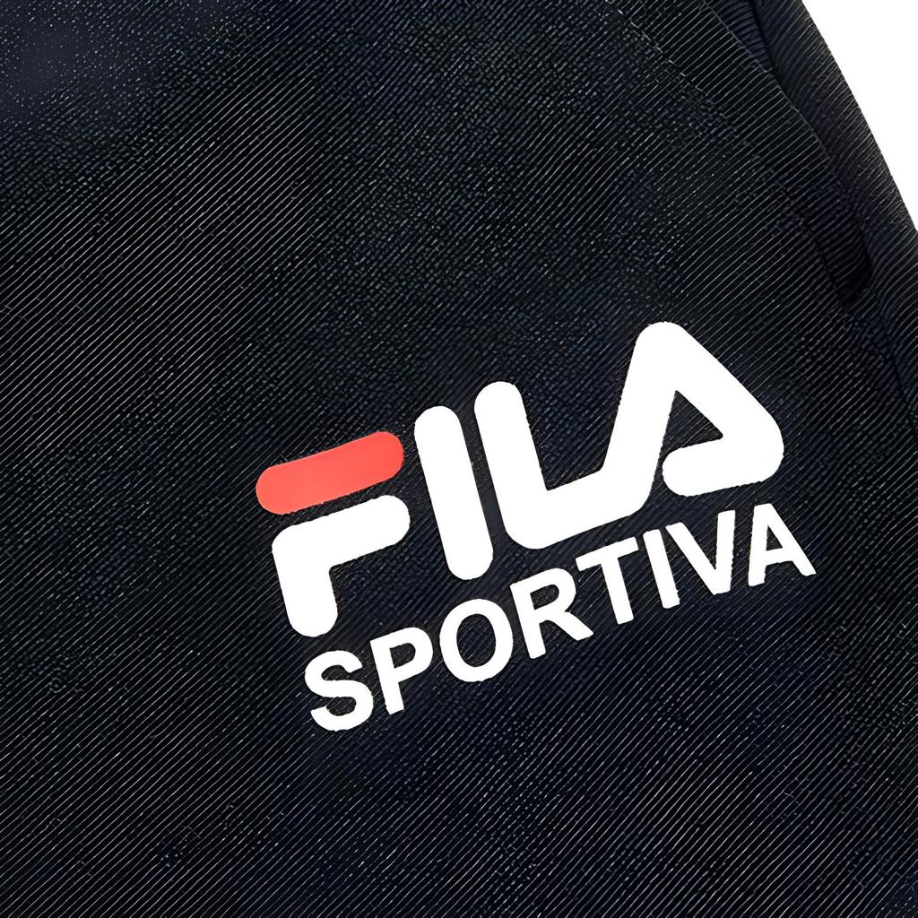 Fila Alphabet Logo Print Knit Shorts Women Bottoms Blue F11W028619FNV