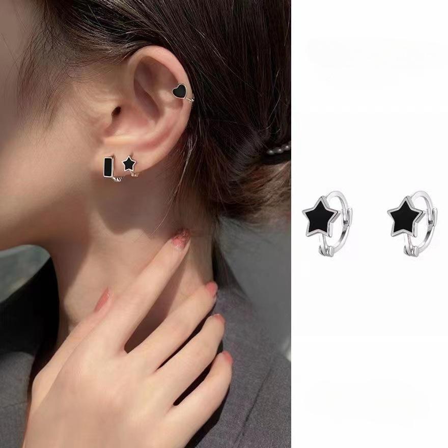 Women s Versatile and Fashionable Earrings star 1 pair