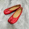 Split-toed Shoes Women's New Retro Classic Ballet Flat-soled Soft-soled Shallow-mouth Shoes Horseshoe Single Shoes