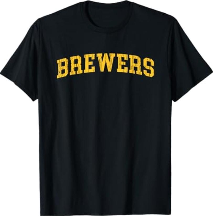 Brewers Vintage Gifts for Men Women T-Shirt S разноцветный