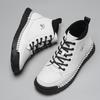 Hand-stitching Leather Men Boots Comfortable Casual Leather Shoes Men Ankle Boots Moccasins Man Tooling Shoes