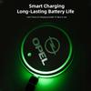 Car Glowing Coasters LED Light Water Cup Mat For Opel Corsa D Astra Insignia Mokka Adam Combo Car USB Charging Coasters Keychain
