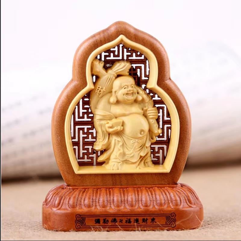 Wooden carving Guanyin-kylin sculptures and figurines  high-quality Home, Room, Office, Car Wealth Luck Feng Shui Decor