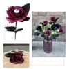 Halloween Fake Silk Rose Bouquets for Halloween Parties Home Wedding Decor Flower Artificial Roses Flowers with Eyeballs