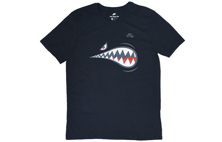 

Nike T Shirts Men s Crew Neck Moderate Straight Fit AQ5525-010 M
