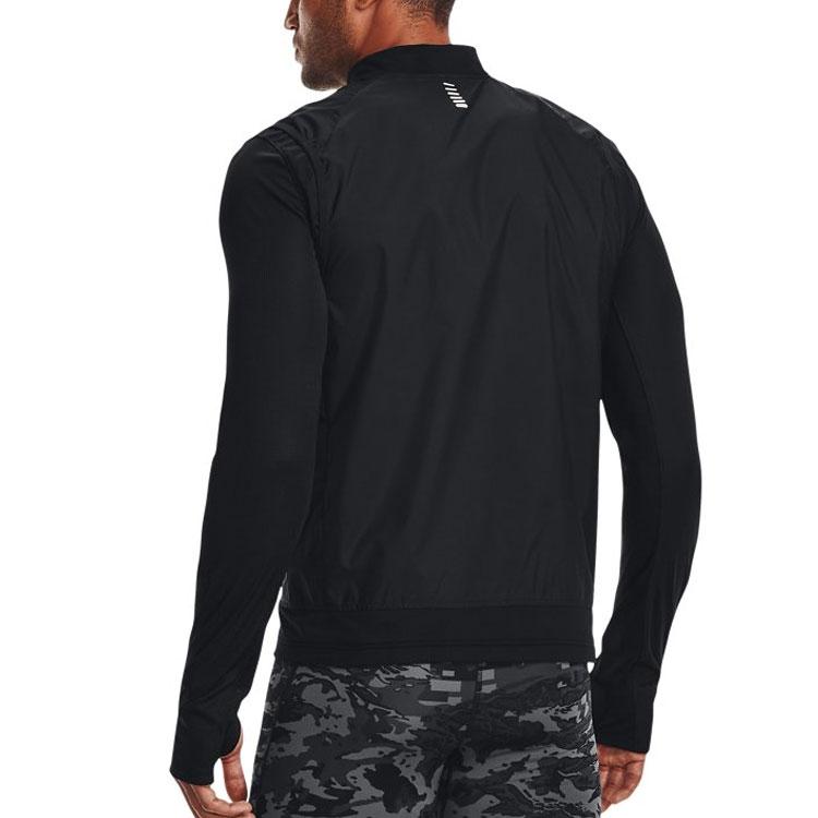 Under Armour Colete de Penas Cor Sólida Isolante para Esportes de Corrida Masculino Preto 1364790-001