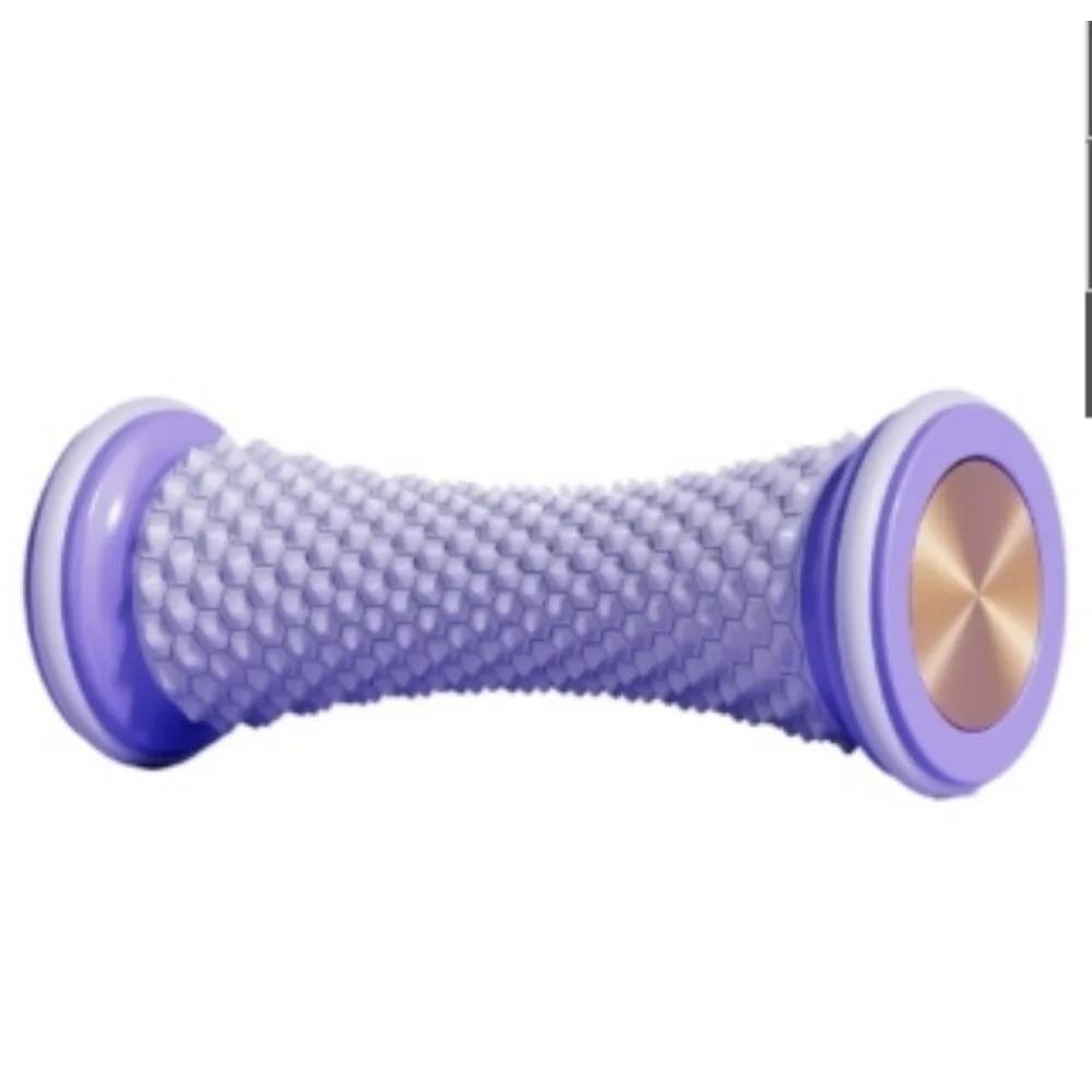 Durable And Safe 1Pc Deep Tissue Foot Massager Roller Spiky Yoga Plantar Fascia Relief W/ Non-Slip Base For Muscle Relaxation Reflexology Therapy