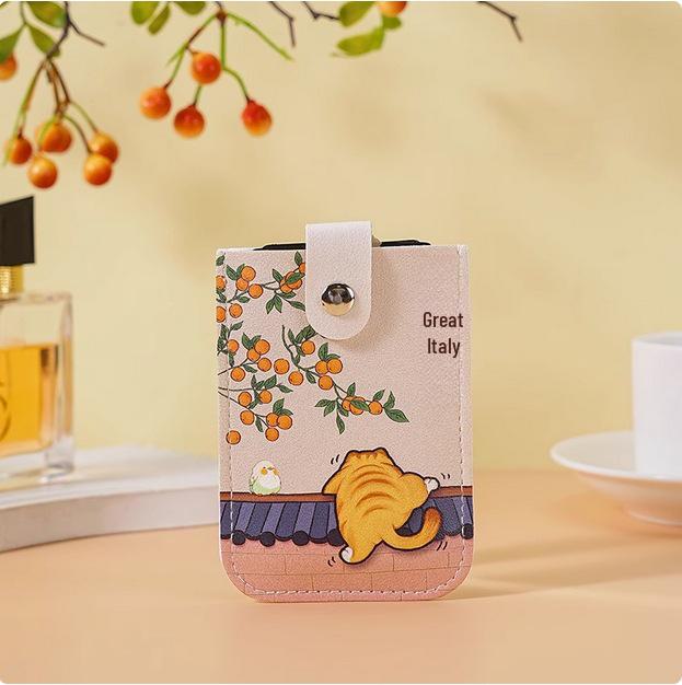 Stylish Multi-Slot Cartoon ID Card Holder - Large Capacity, Slim Design