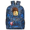 Roblox Pattern Kids School Backpack With Large Capacity And Durable Nylon Material