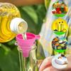 Silicone Collapsible Funnel,Perfect for Storing In The Kitchen, Ideal for Pouring Oil,seasonings,Must-Have for Home Cooking