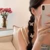 Retro Niche Butterfly Liquid Metal Hairpin Female Sweet Cool Simple Personality Versatile Temperament Fashionable Side Clip Hair Accessories