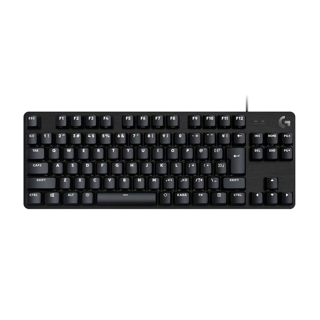Logicool G Gaming Keyboard G413TKLSE Wired Tenkeyless Tactile Reliable Key Feel Japanese Layout High Durability PTB Keycaps Mechanical G413 PC Windows